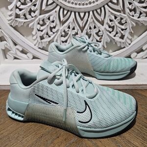 Nike Metcon 9 Jade Mint Athletic Training Shoes Womens 7